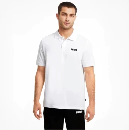 Puma koszulka Polo męska bawełniana sportowa z kołnierzykiem 586674-02