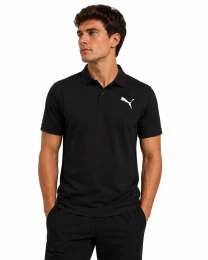 Puma koszulka Polo męska bawełniana sportowa z kołnierzykiem 586674-51